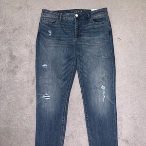 NWT White House Black Market Distressed Jeans